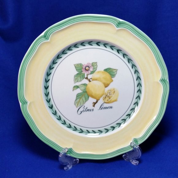 Villeroy & Boch Lemon Salad Plate French Garden Valence Collection Pre-Owned - Picture 7 of 10